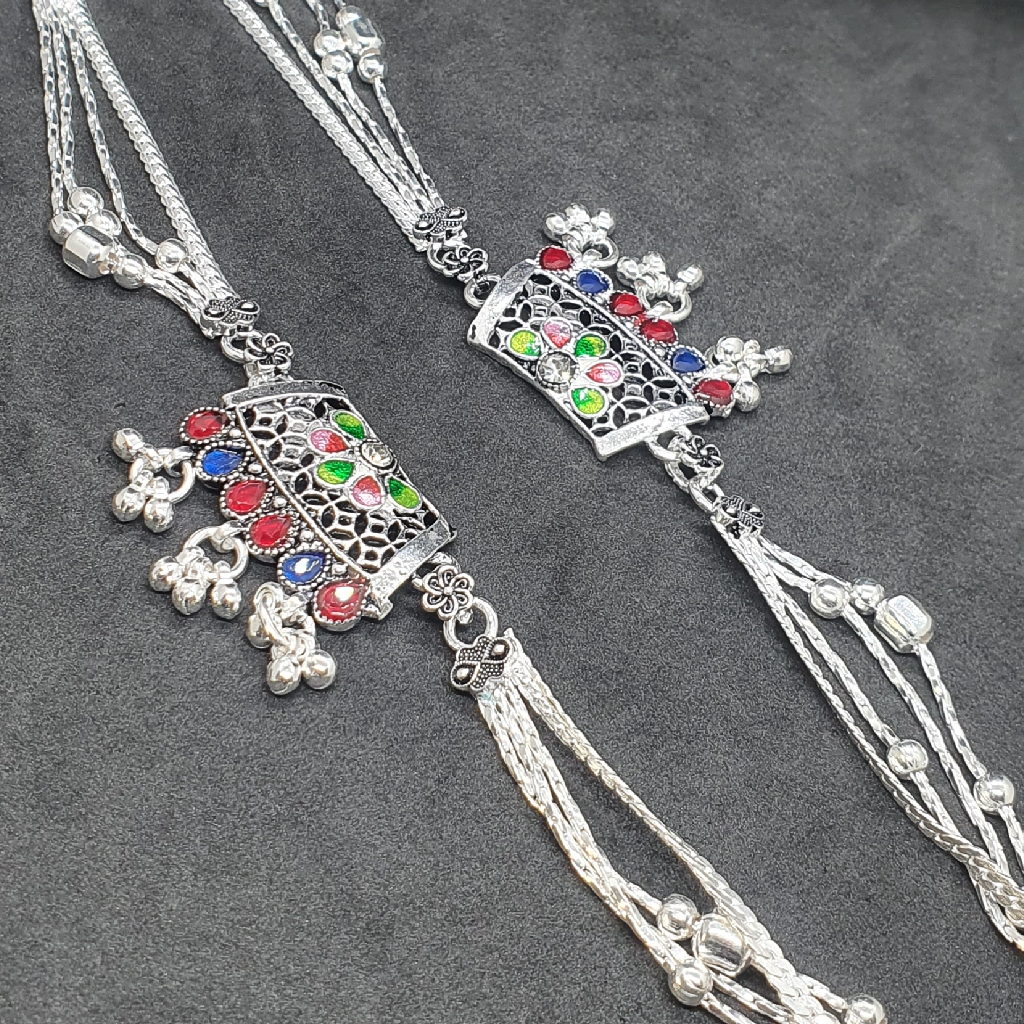 Silver Fancy Payal - Image 2