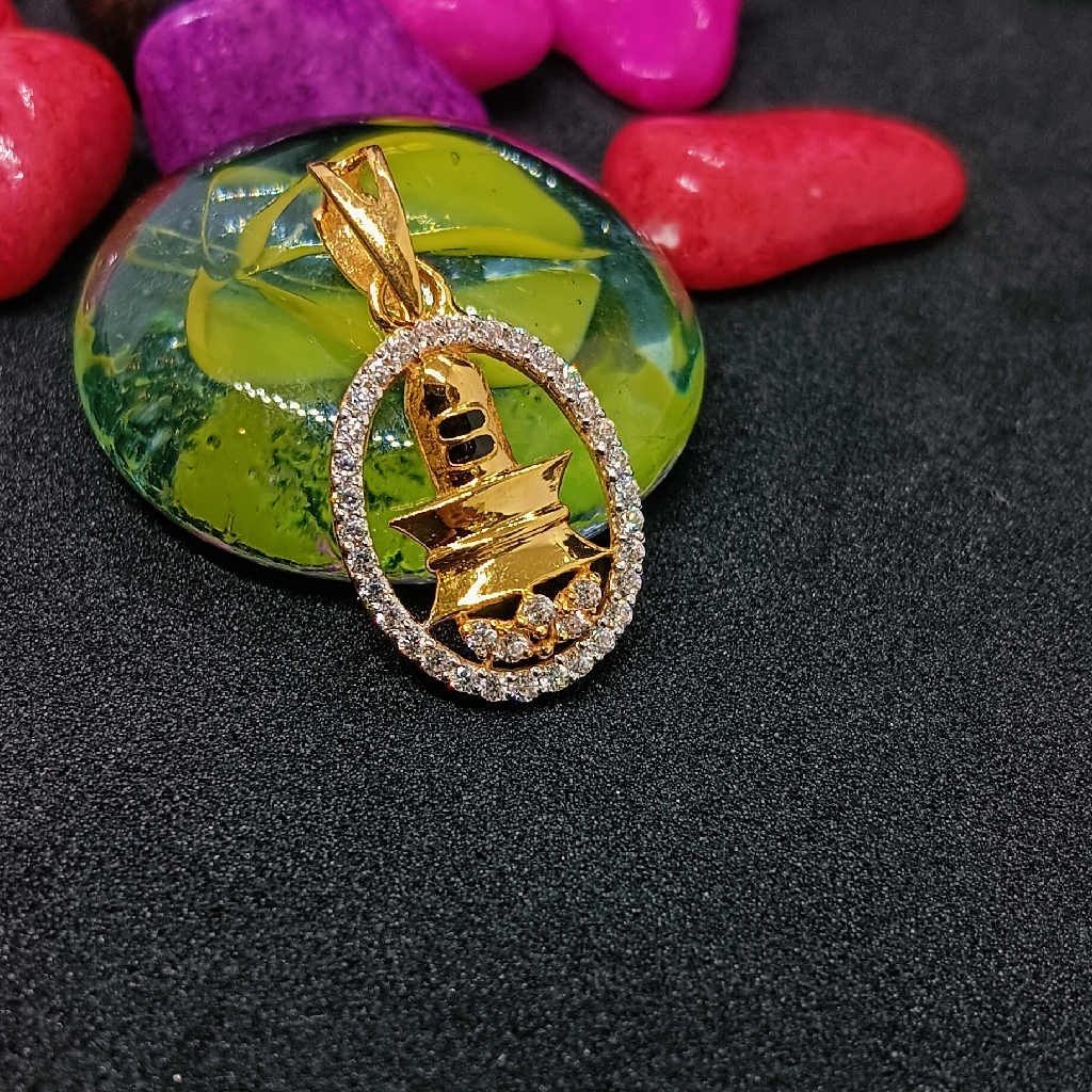 Gold 22k shivling pendant