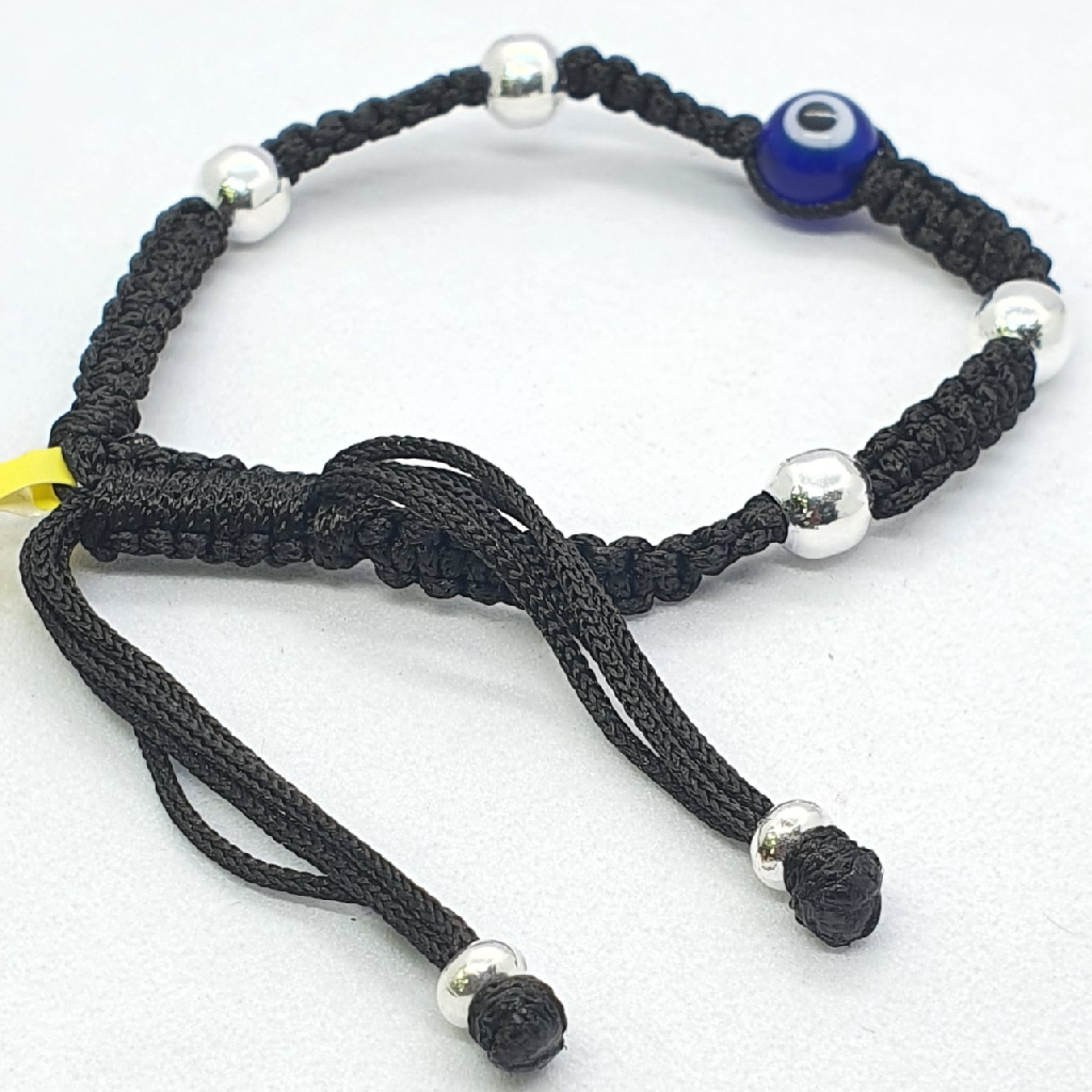 Silver 92.5 Evil Eye Anklet
