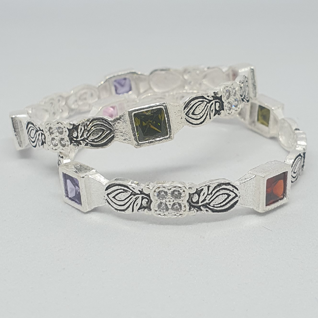 Silver Diamond Baccha Kadli