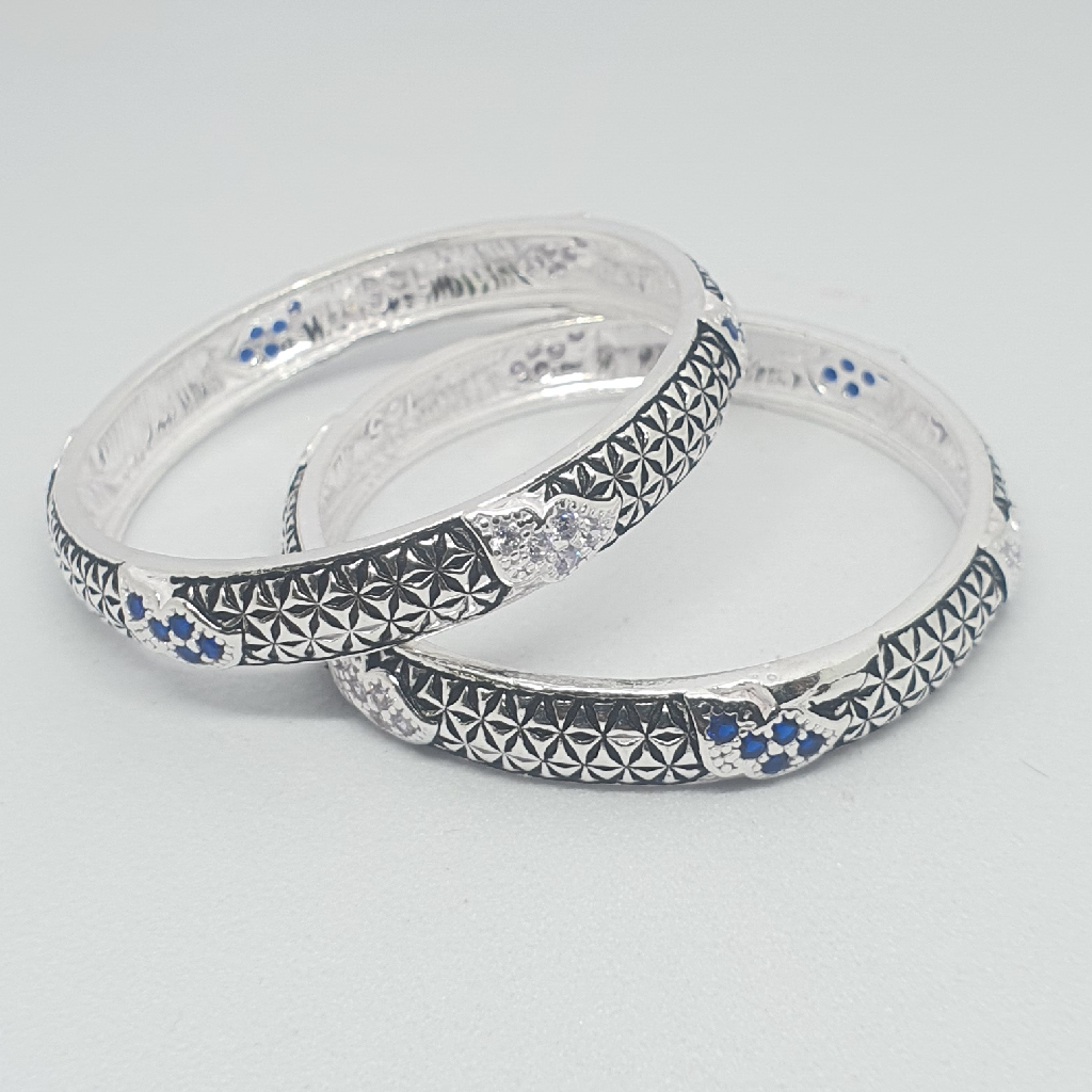Silver Antique Baccha Kadli - Image 2