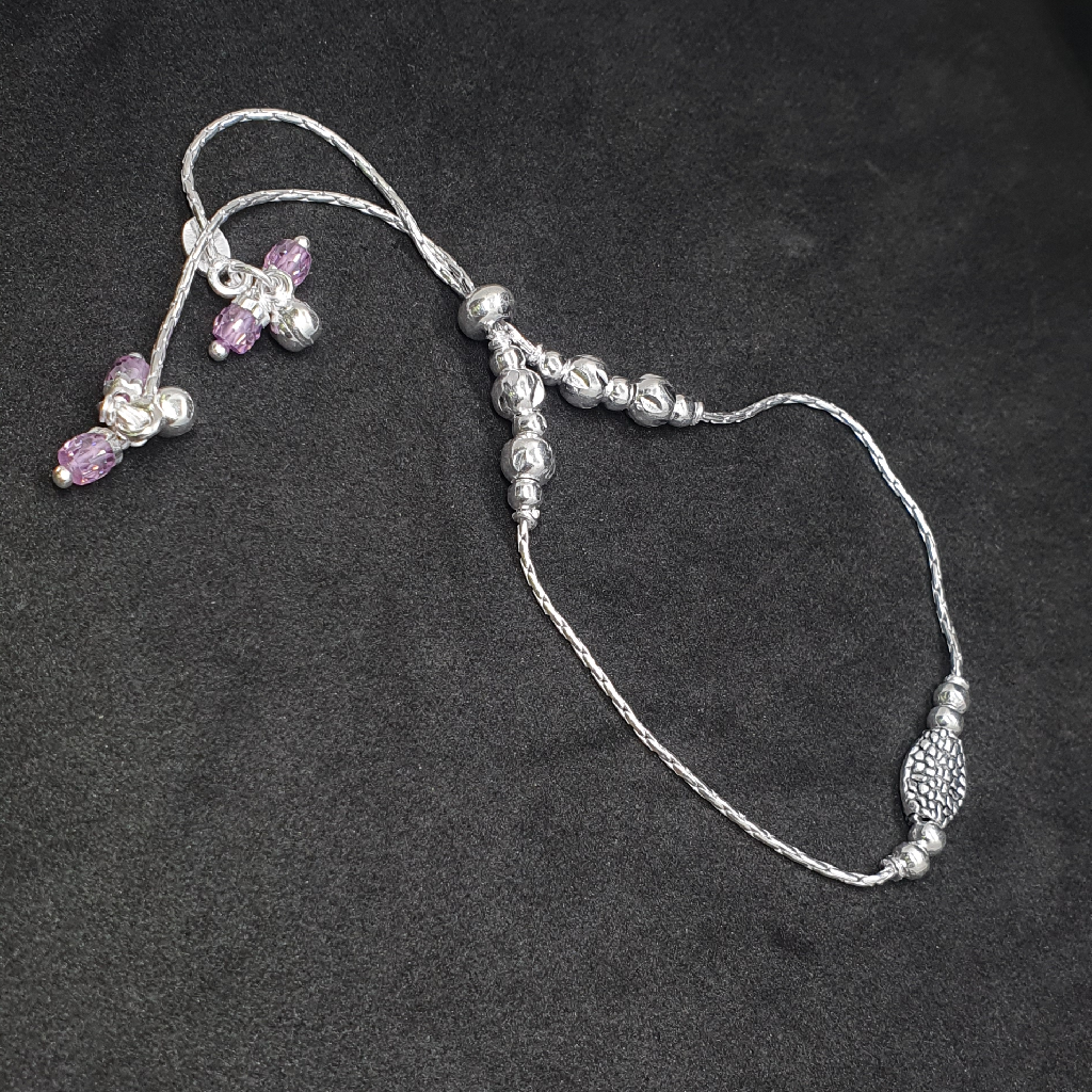 Silver Fancy Ladies Anklets