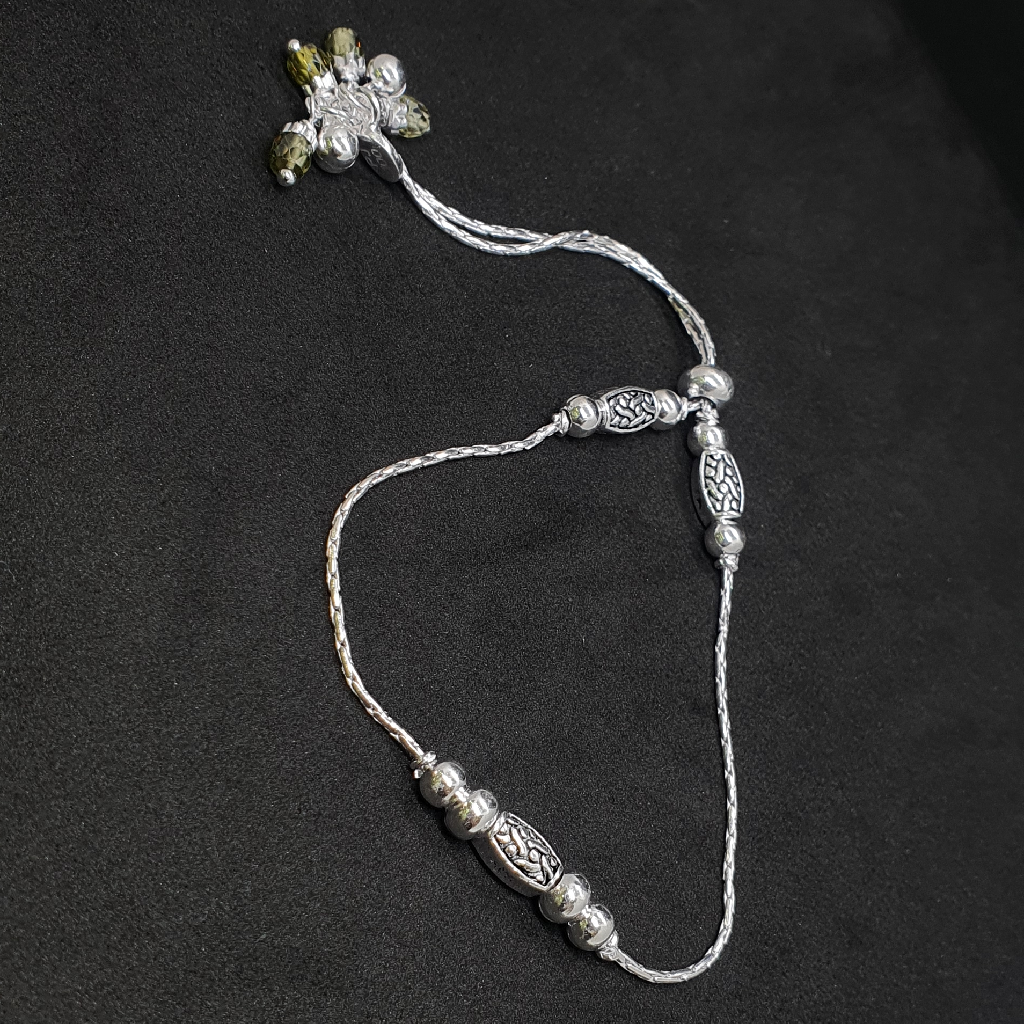 Silver Fancy Ladies Anklets