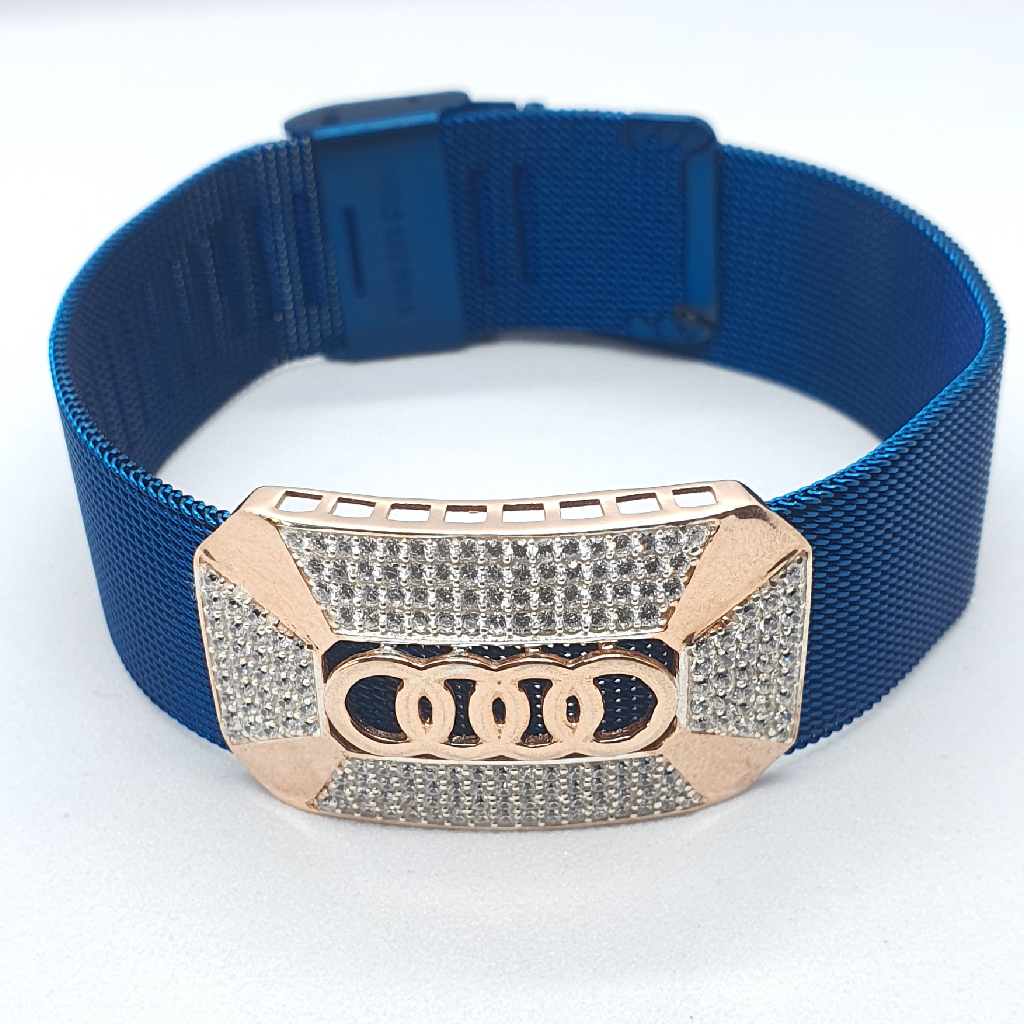 Silver Fancy Gents Bracelet - Image 2