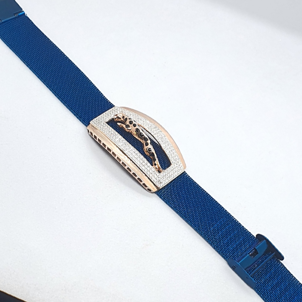 Silver Jaguar Design Gents Bracelet