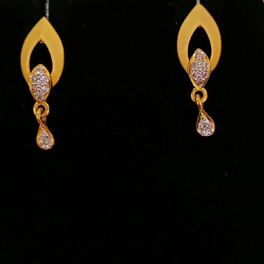 Gold 22k Fancy Design Earring