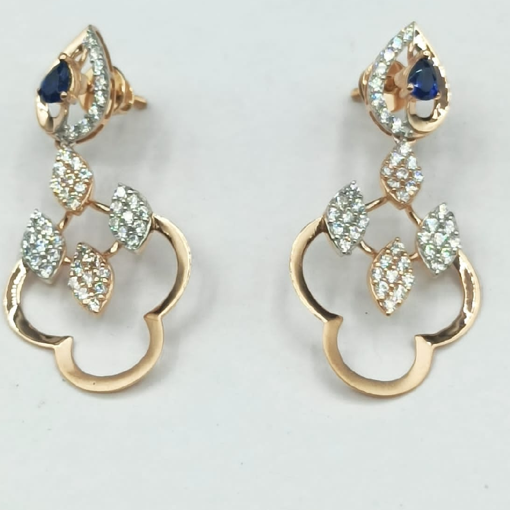 Rose Gold 18 Kt Earrings