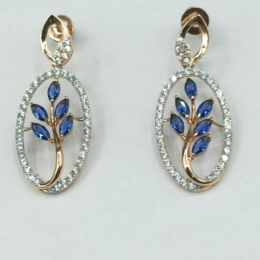Rose gold 18kt earrings