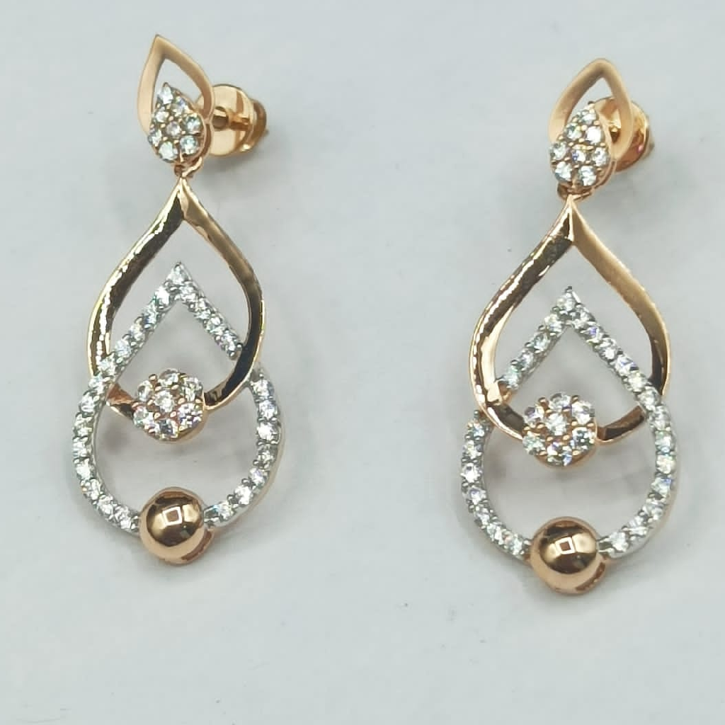 Rose Gold 18 Kr. Earrings