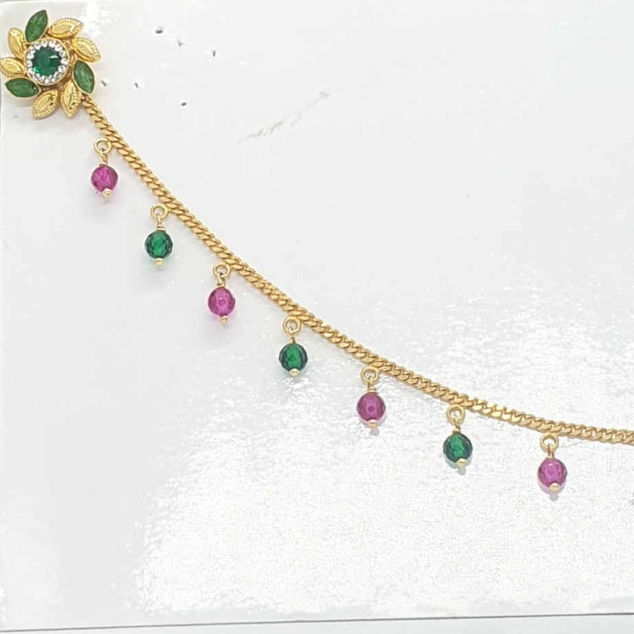 Gold 18.k Moti Nath - Image 2
