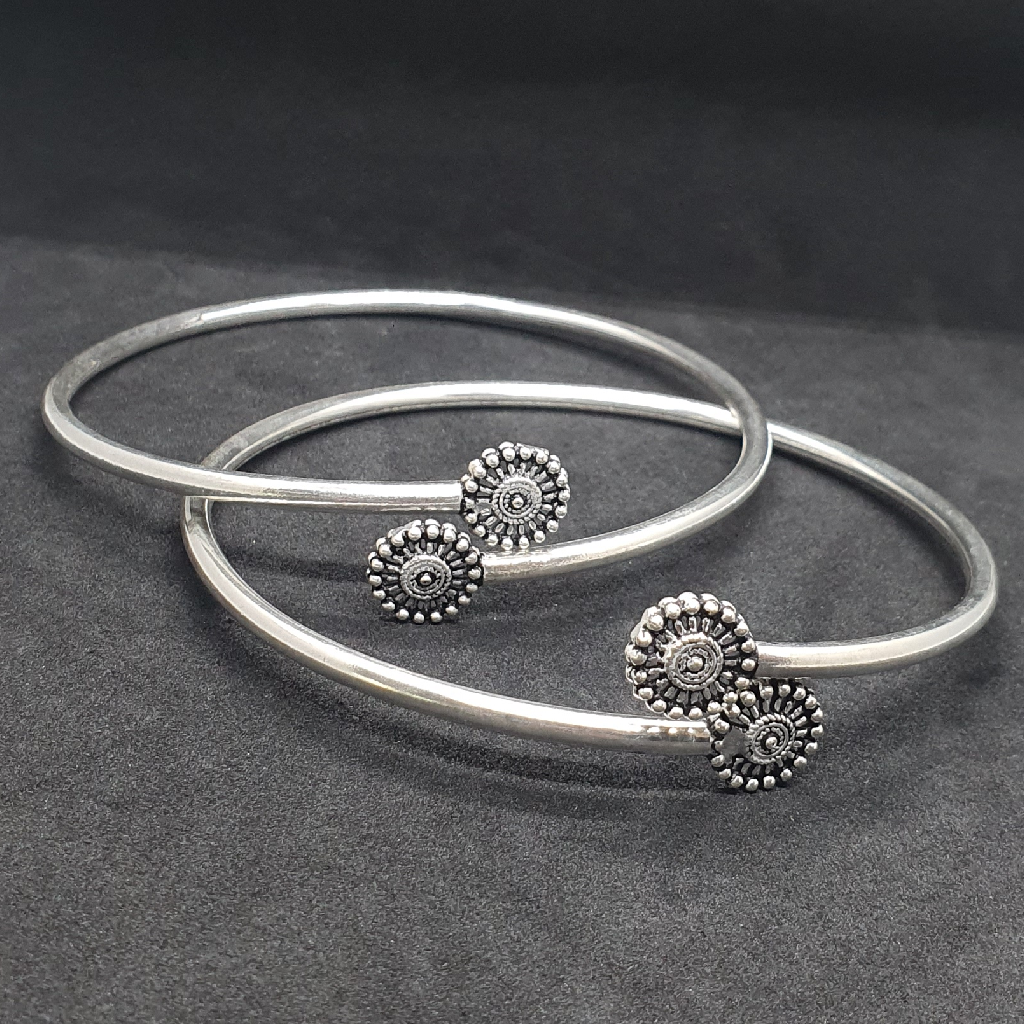 Silver 92.5 Oxidized anklet