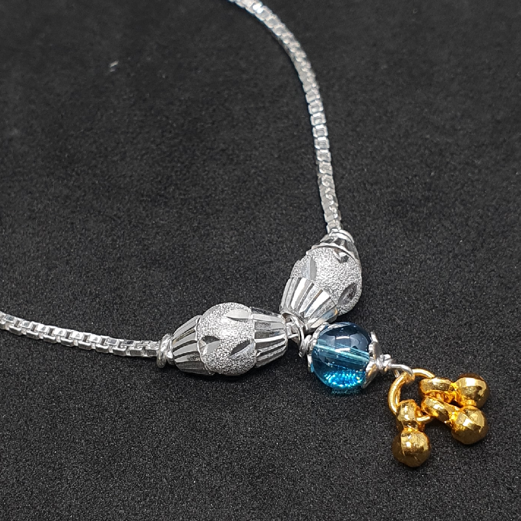Silver simple shrimant rakhadi - Image 2