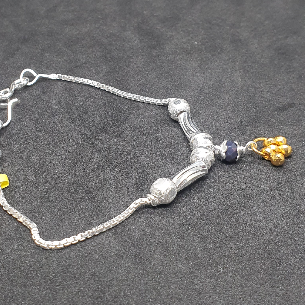 Silver Shrimant Simple Rakhdi - Image 2