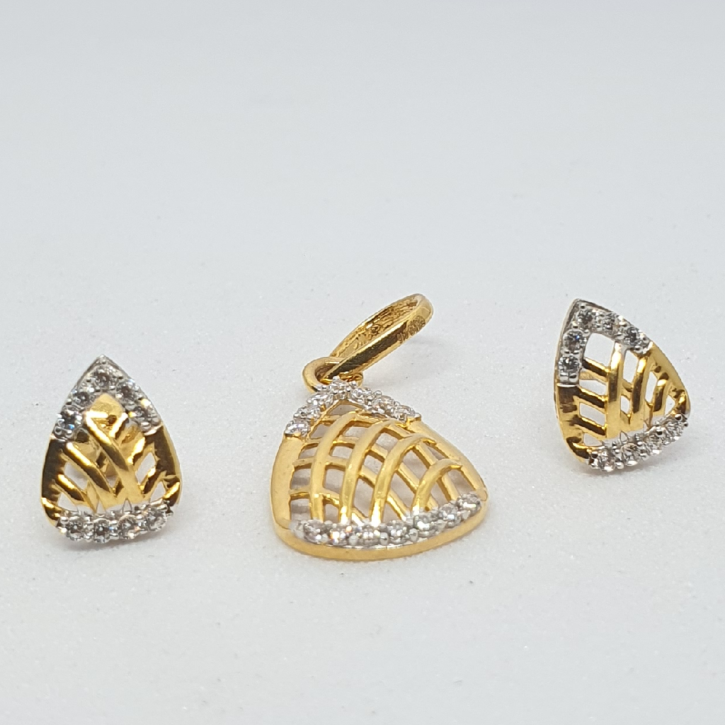Gold 91.6 Pendant Set - Image 2