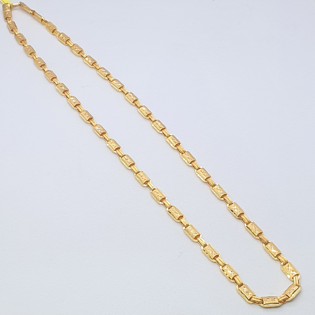 Gold 22k Singapuri Design Gents Chain
