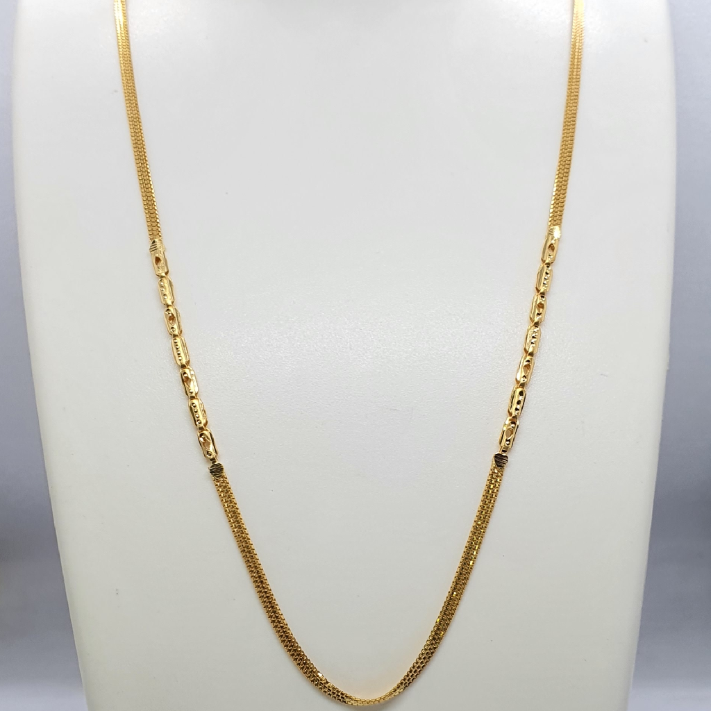 Gold 91.6 Highway Fish Fancy Ladies Chain