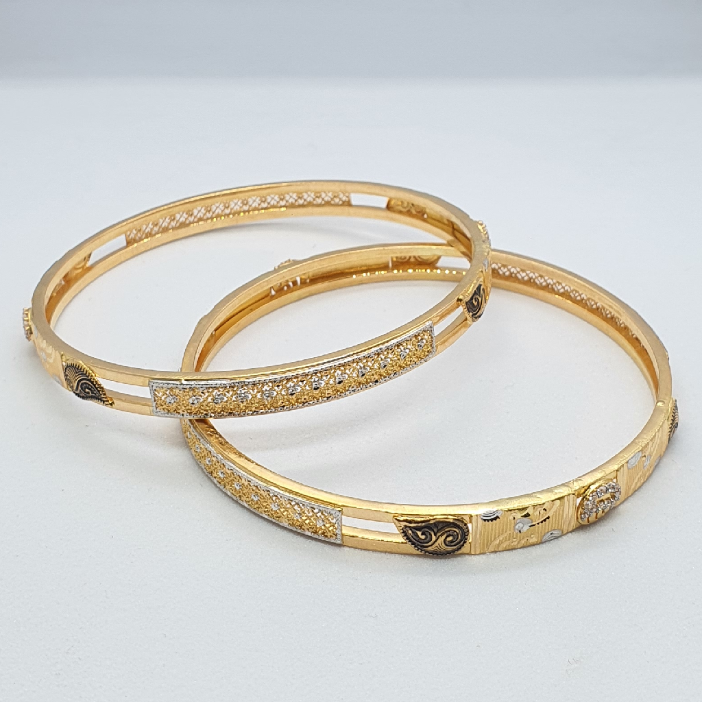 Gold 91.6 Fancy Simple Kadli