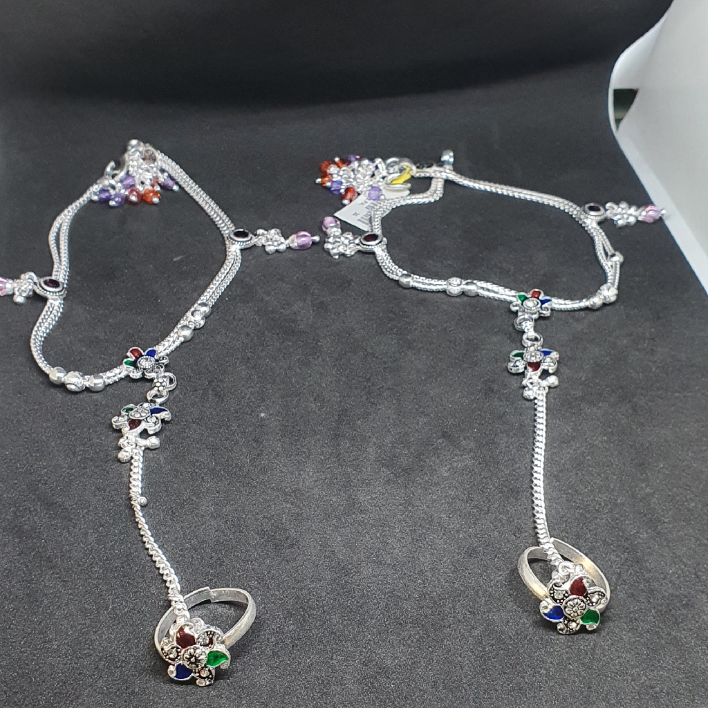 Silver Fancy Payal