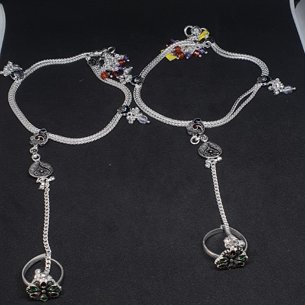 Silver ladies pagpan payal