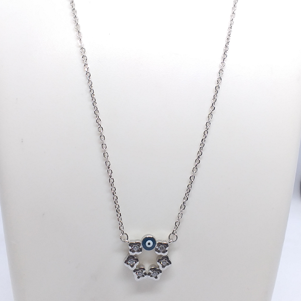 Silver 925 Evil Eye Ladies Chain Pendant