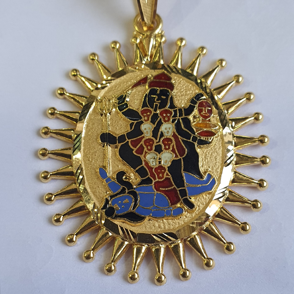 22K GOLD MINA MAHAKALIMA PENDANT