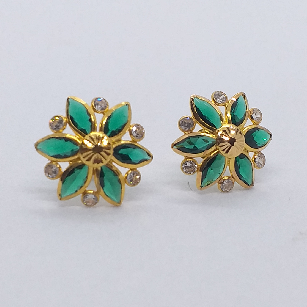18k Gold Ladies Earrings