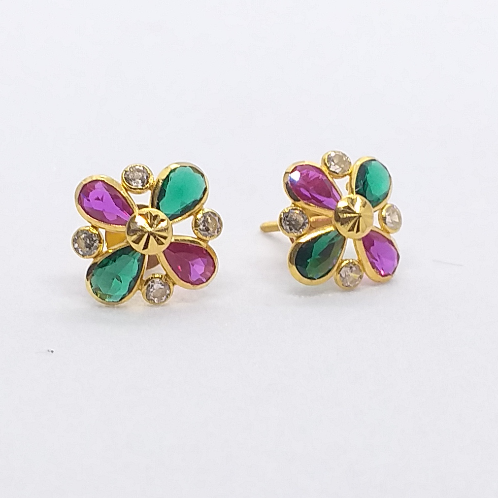 18k Gold Ladies Earrings