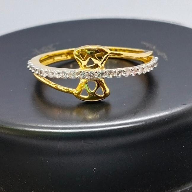 22k 91.6 gold diamond ladies ring