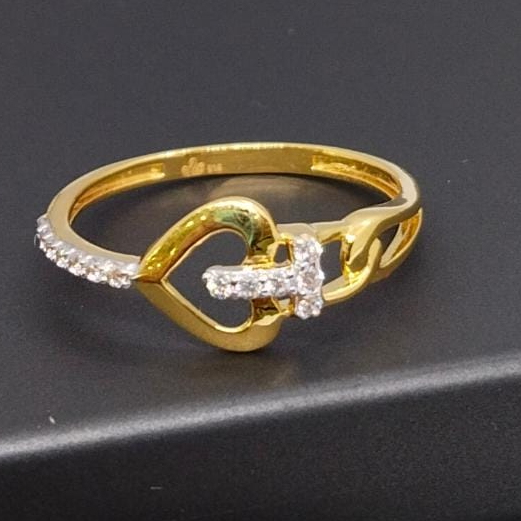 22k 91.6 Gold Diamond Ladies Ring