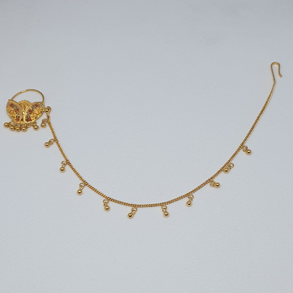 22k 91.6 gold women nosepin