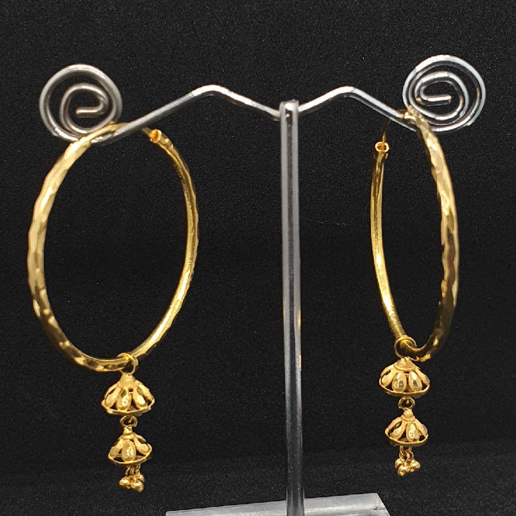 Gold 91.6 Fancy Kadi And Jhumar