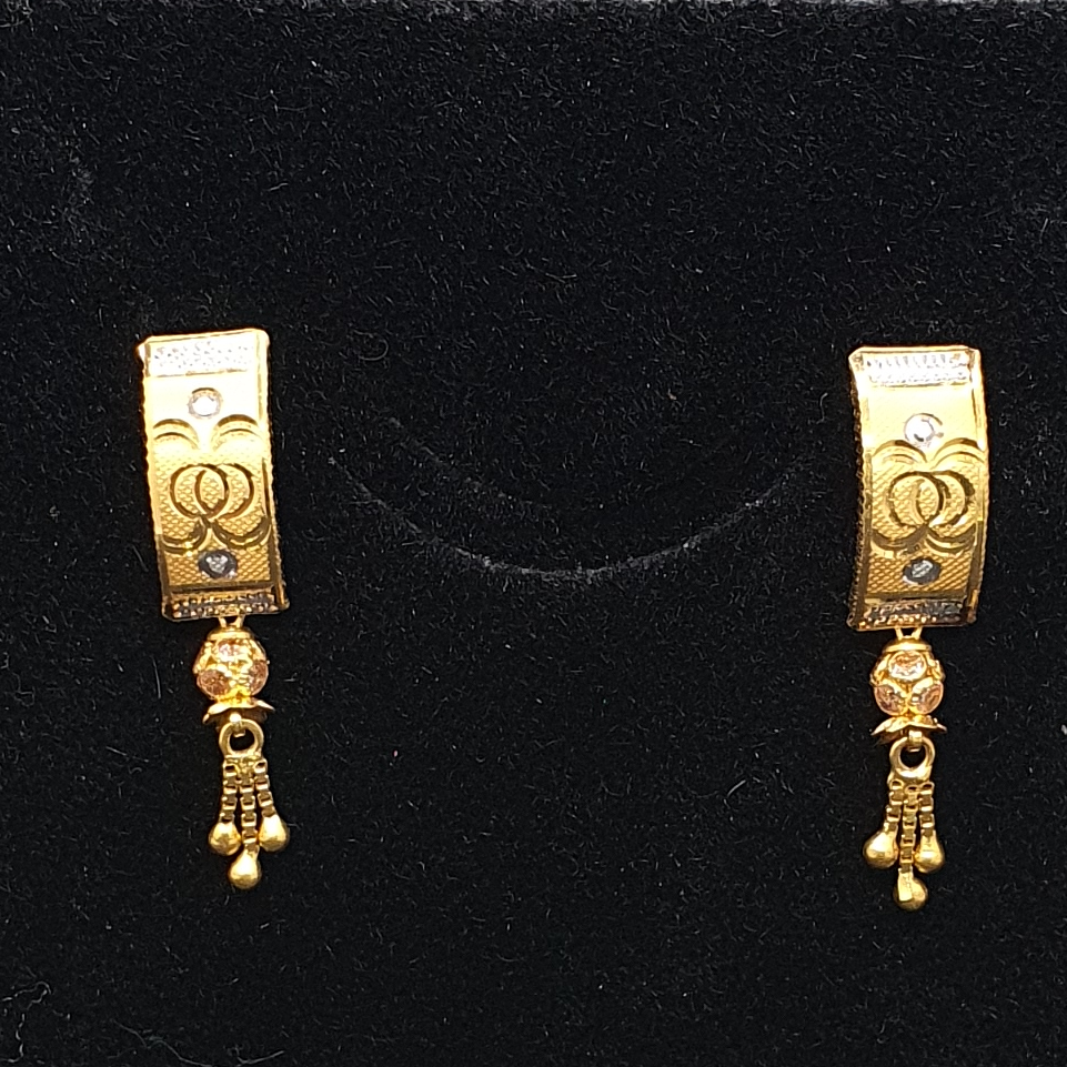 Gold 91.6 Earrings