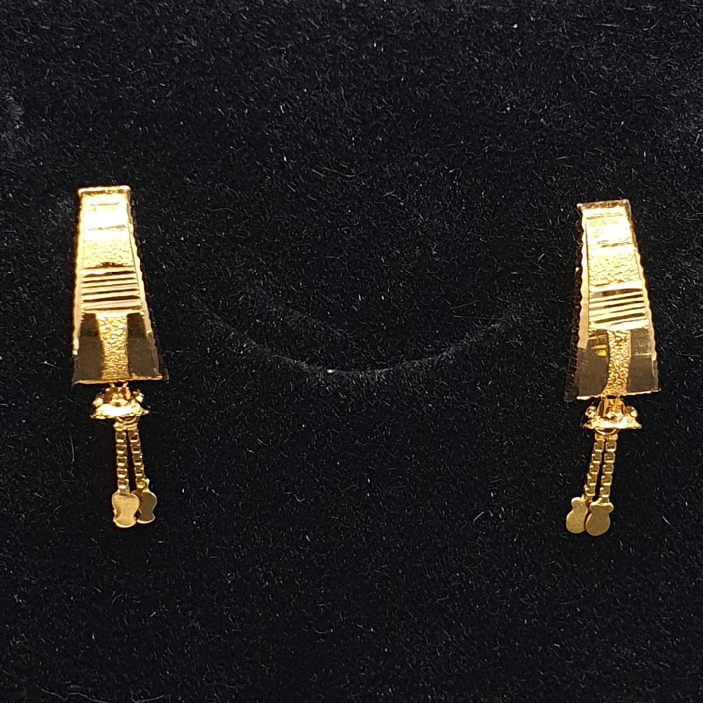 Gold 91.6 Ladies Fancy Earrings