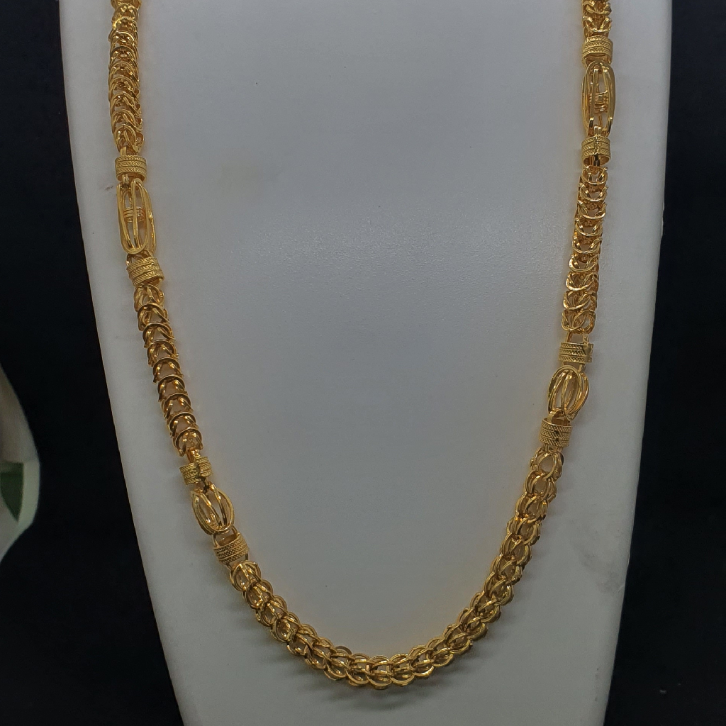 Gold 91.6 Indo Design Gents Chain