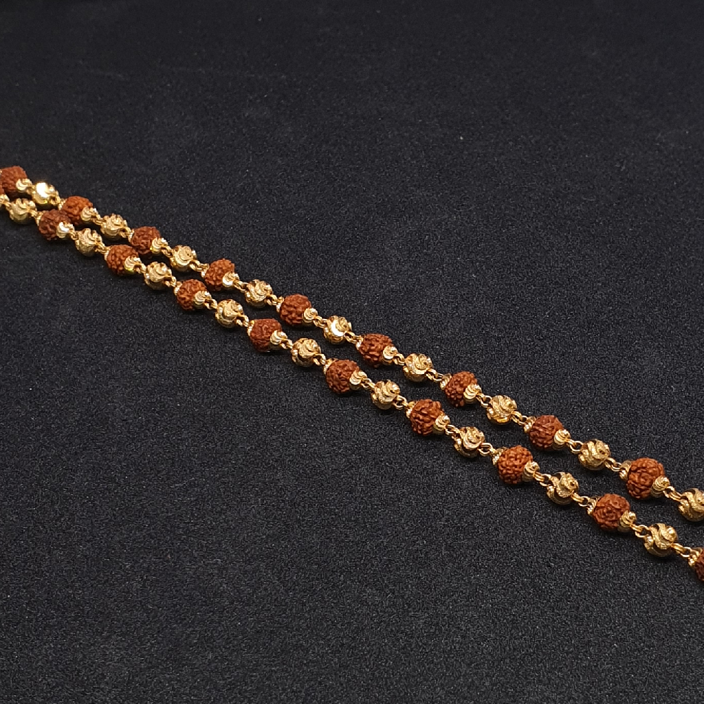 Gold 91.6 Rudraksh Mala - Image 2