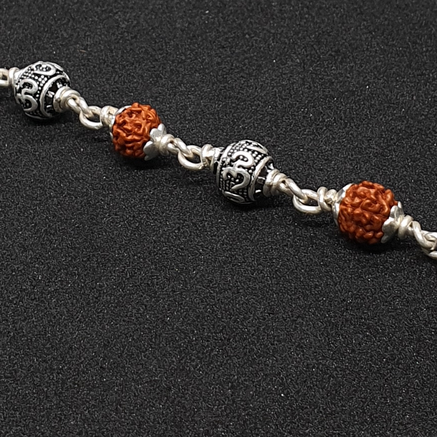 Silver Rudraksh Gents Lucky - Image 2