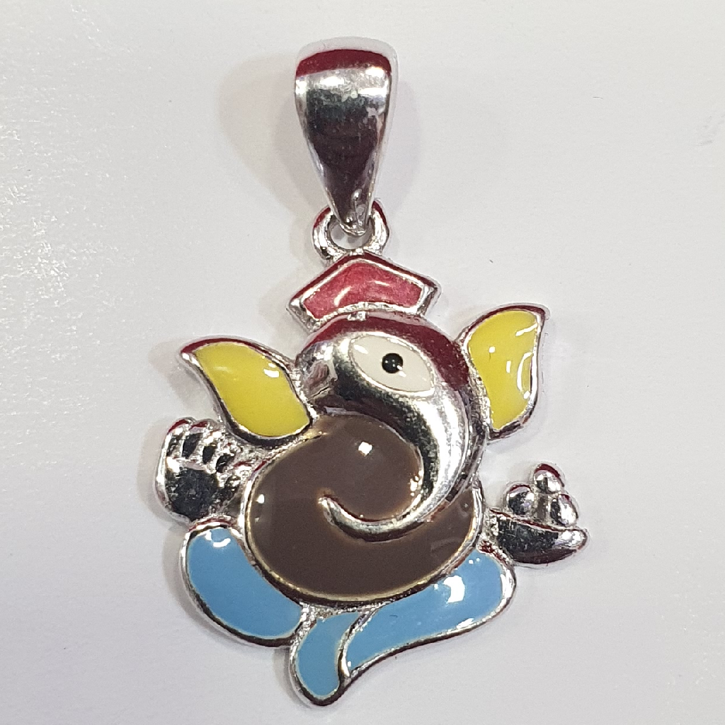 Silver 92.5 Ganpati Pendants