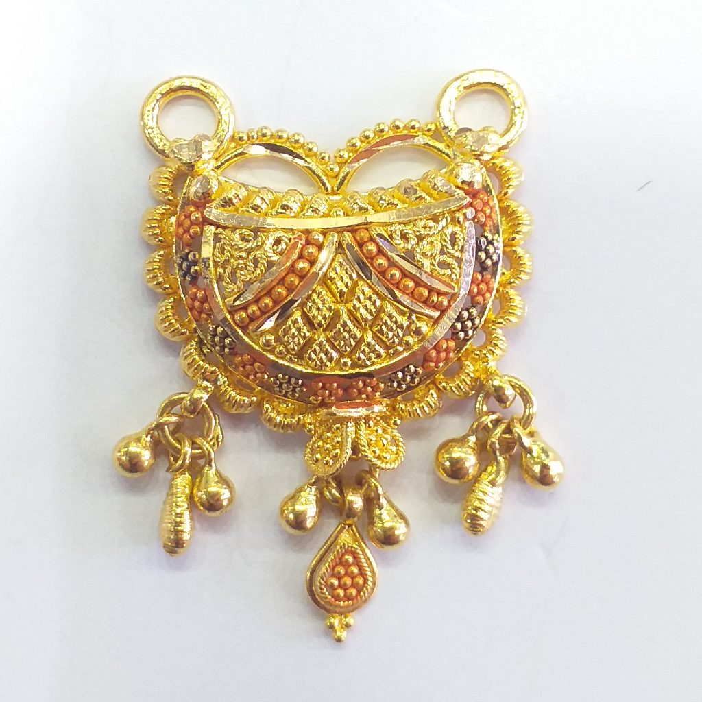 Gold 22.k kalkatti pendant