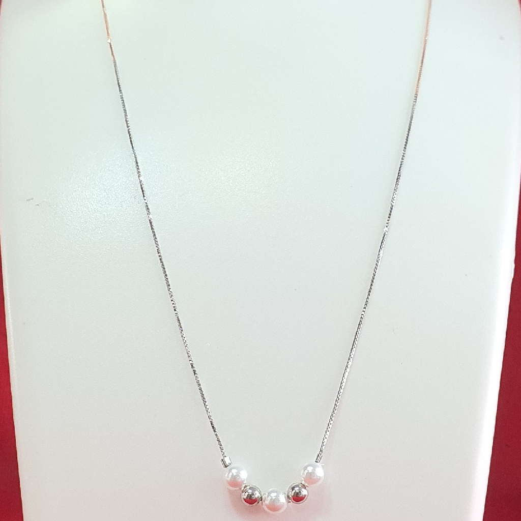 Silver 925 moti chain pendant - Image 2