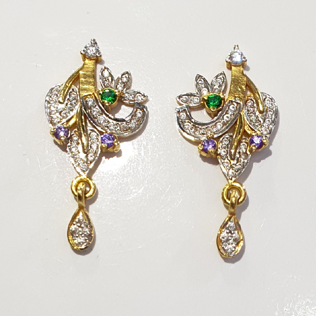 91.6 Diamond Ladies Fancy Earrings