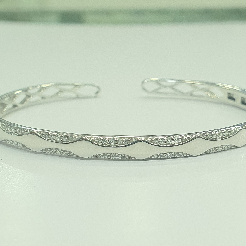 Silver 92.5 Simple Kada - Image 2