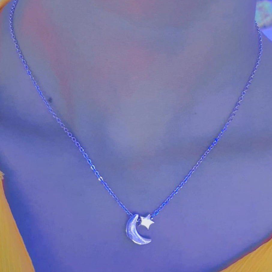 92.5 Silver Chain Pendant Necklace Fency