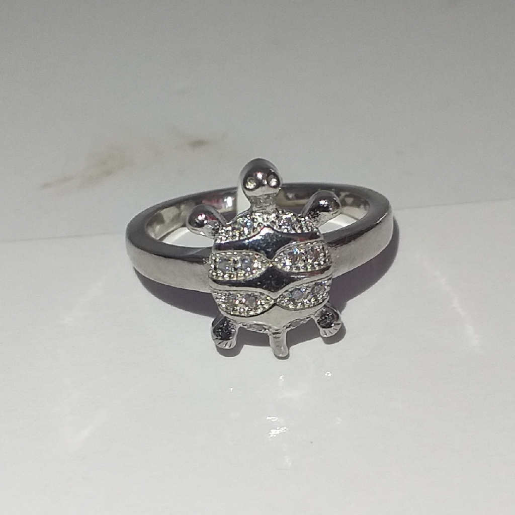 92.5 Silver Parnika Little Tortoise Ring