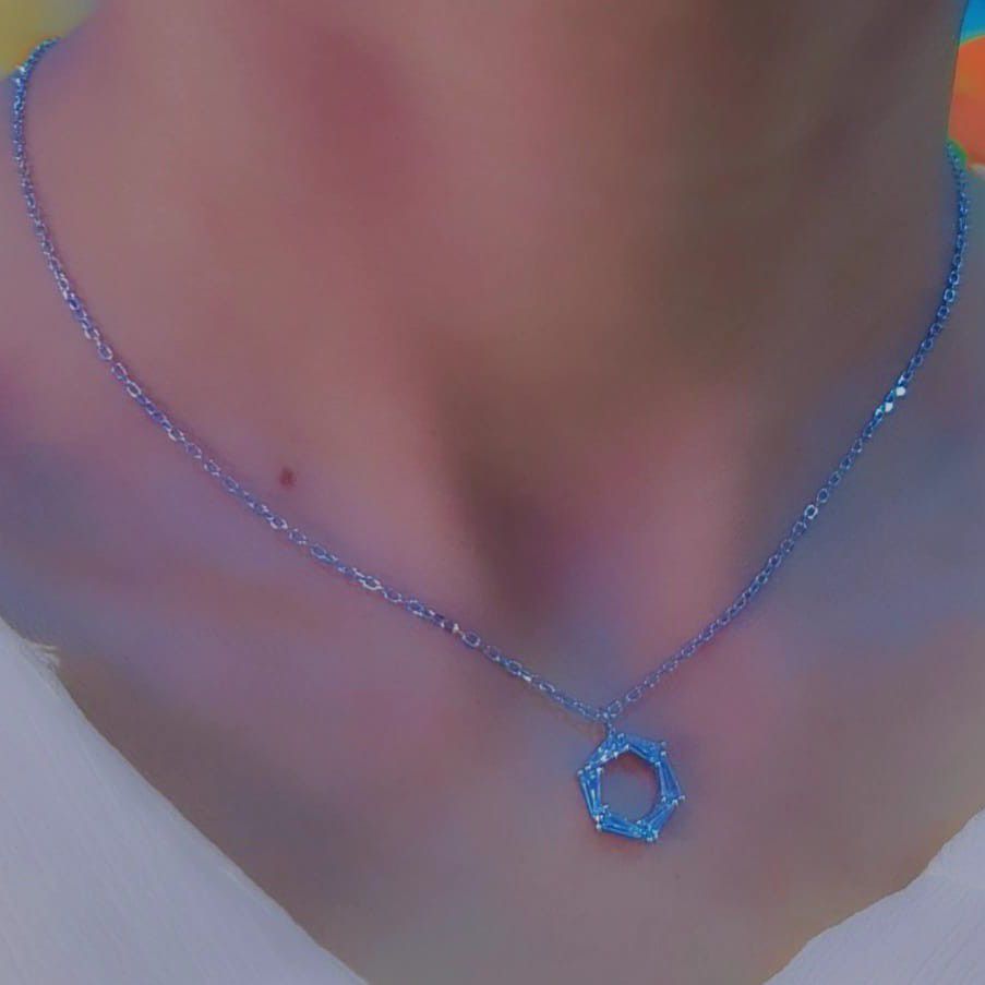 92.5 Silver Chain Pendant Necklace For Women
