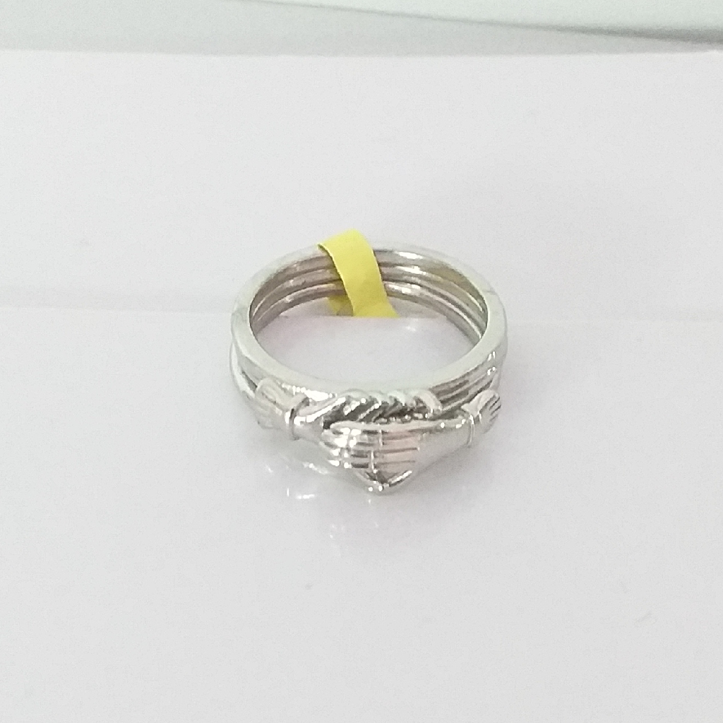 92.5 Silver Heart Shape Ring