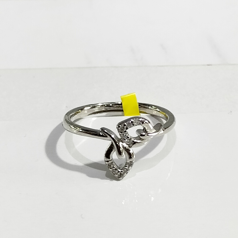 Silver 92.5 Fancy Diamond Ring