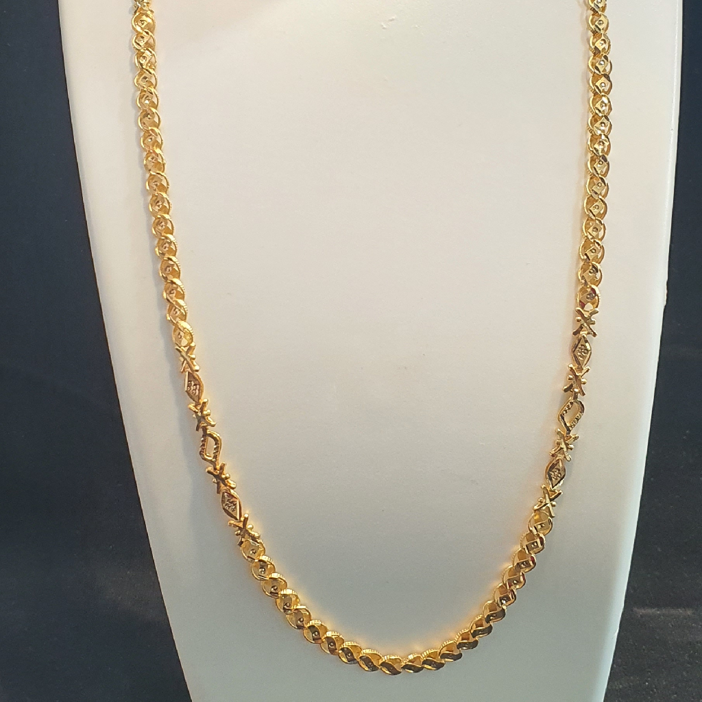 91.6 Gold Ox Handmade Gents Chain