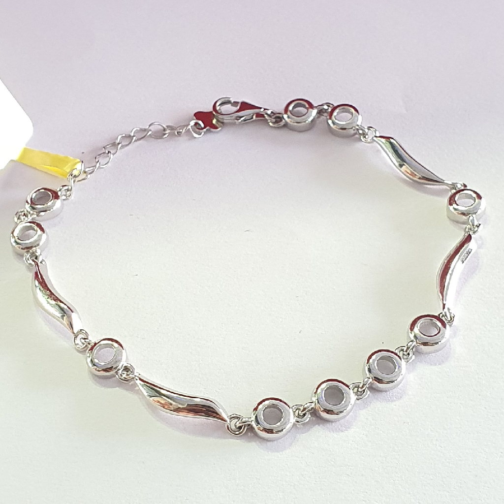 92.5 Silver Droplet Ladies Bracelet
