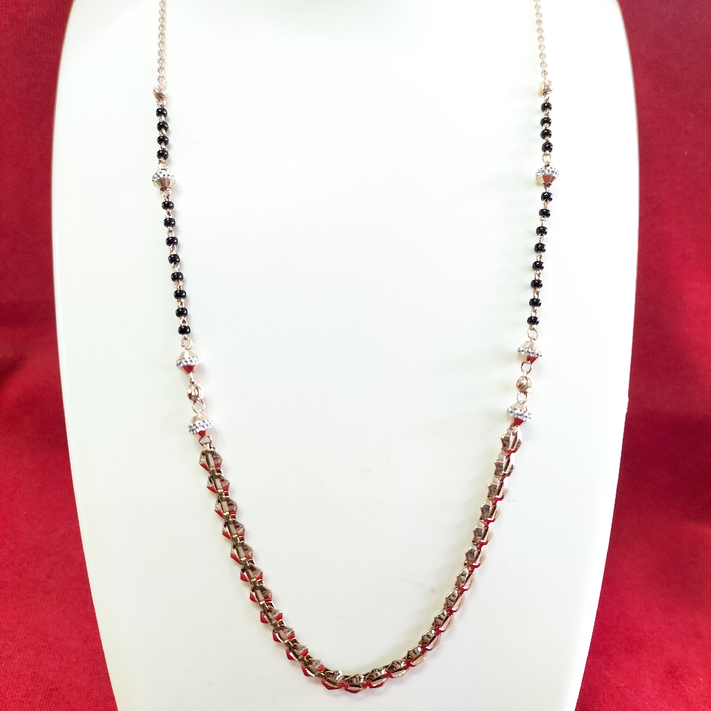 18k Rose Gold Fancy Mangalsutra