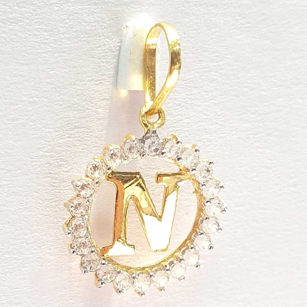 18k Diamond Later Pendant N - Image 2